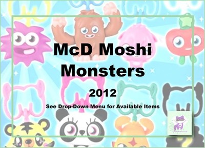 McDonald's 2012 Moshi Monsters-Pick! | eBay