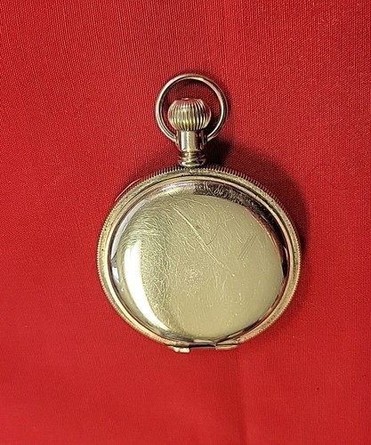 Gold Leaf Antique 1893 Waltham Model 1888 16S Pocket Watch 20 YR GF Fancy Dial - Picture 3 of 9