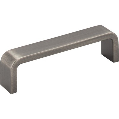 Elements 193-96BNBDL 96 mm C-C Brushed Pewter Square Asher Cabinet Pull