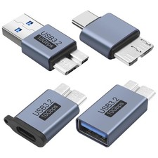 USB Micro B To USB A/C Hard Drive Converter 10Gbps 3.2 Male To Female Adapter
