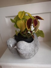 Resin Bird Planter Resin Plant Pot Indoor or Outdoor