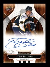 STEVE SULLIVAN 2024/25 UD ENGRAINED ICONS ON CARD AUTOGRAPH AUTO BF9648