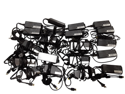 Lot of 20 - Lenovo 90W Laptop Charger 20V 4.5A Power Supply AC Adapter Rectangle
