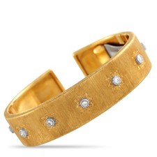 Bracciale BUCCELLATI Macri in oro giallo 18 kt con diamanti