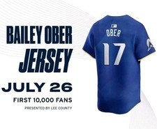 Minnesota Twins Bailey Ober City Connect Jersey - SGA 7/26/25  - Size XL