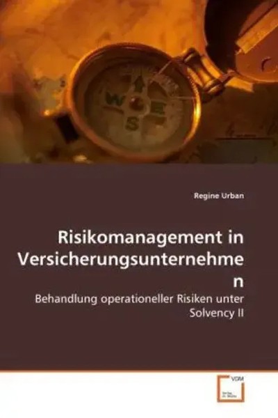 Regine Urban | Risikomanagement In Versicherungsunternehmen | Taschenbuch-image