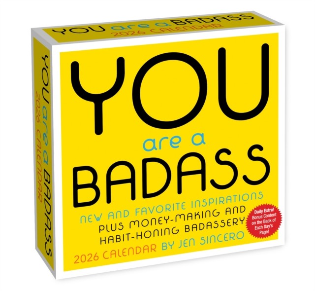 You Are A Badass 2026 Day-to-day Calend