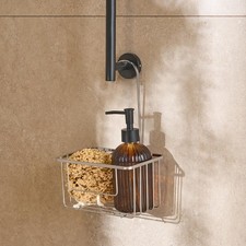 OHS Over-the-Door Shower Caddy Hanging Storage Organiser Rust Resistant Metal