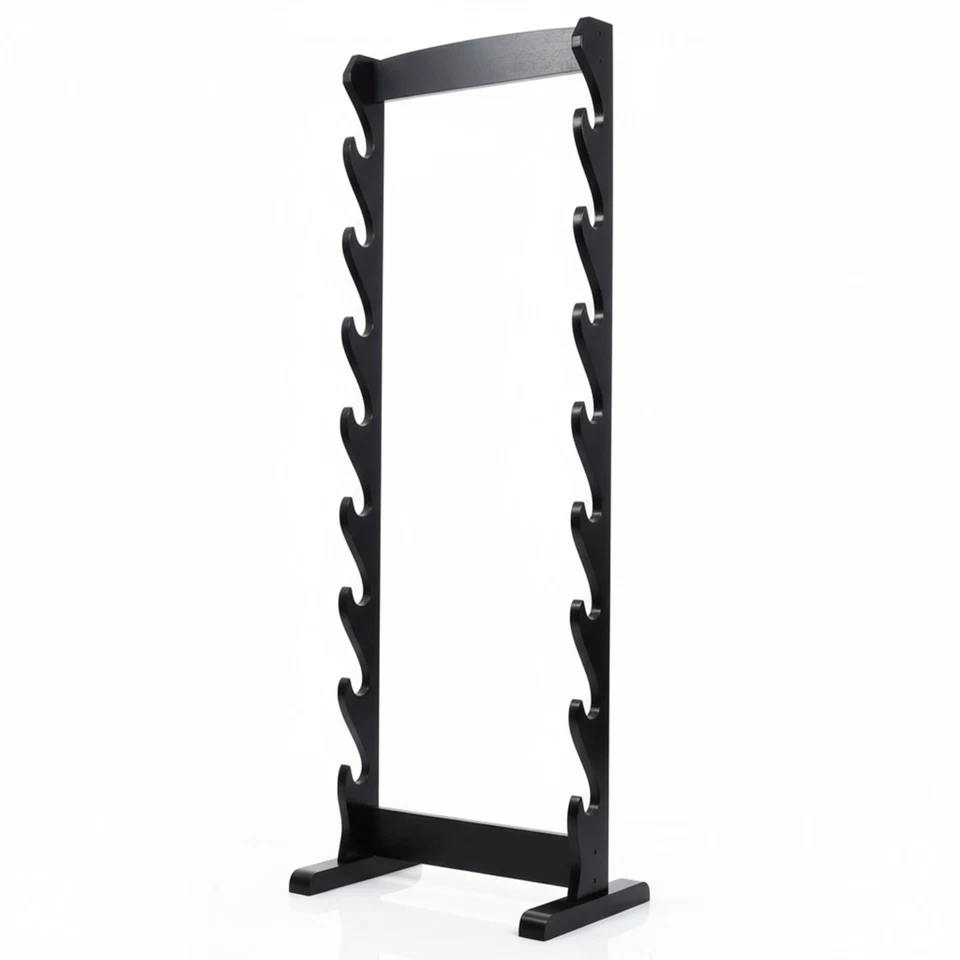 Estante de exhibición con soporte de arte de piso de espada para espadas coleccionables samurai katanas y hoja Foto 4 de 4