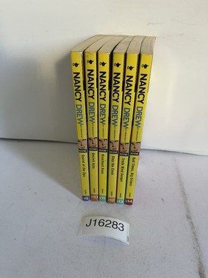 Nancy Drew Girl Detective Lot Of 6 Paperback 1st Edition 9, 10, 11, 12, 13 & 14