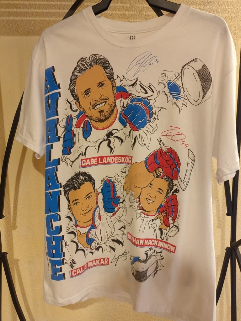 Co Colorado Avalanche 2022 Stanley Cup T shirt Caricature Tee HN5687