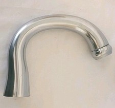 Delta Botanical Spout Deck Mount Faucet Replacement Brushed Finish Metal 7" NEW