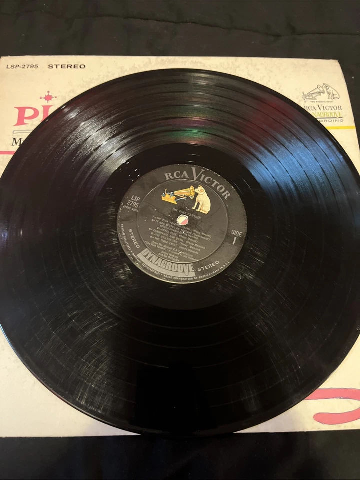 The Pink Panther Soundtrack LP Henry Mancini 1963 Vinyl Record Album Foto 4 de 4