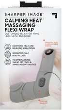 XL Wrap Sharper Image Calming Heat Massaging Flexi Wrap FACTORY SEALED