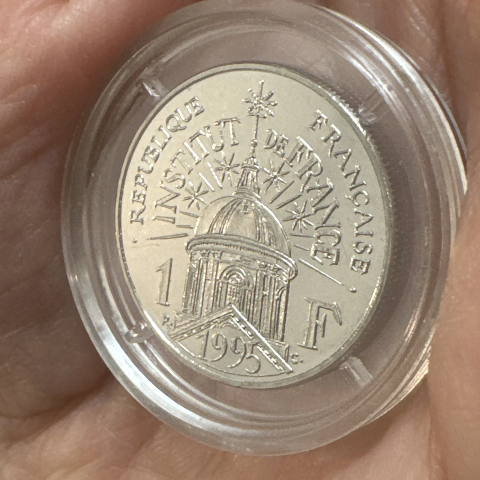 Monnaie 1 Franc RF Essai Monnaie de Paris Institut National Des Science 1795 FDC