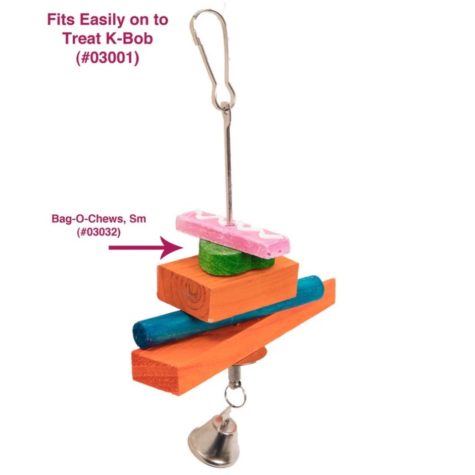 Ware Manufacturing 松木袋-O-Chews 小宠物零食,小号 - 12 件装 — 第 3/4 张图片