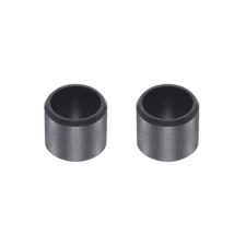 Sleeve Bearings 8mmx10mmx6mm POM Wrapped Oilless Bushings Black 2pcs