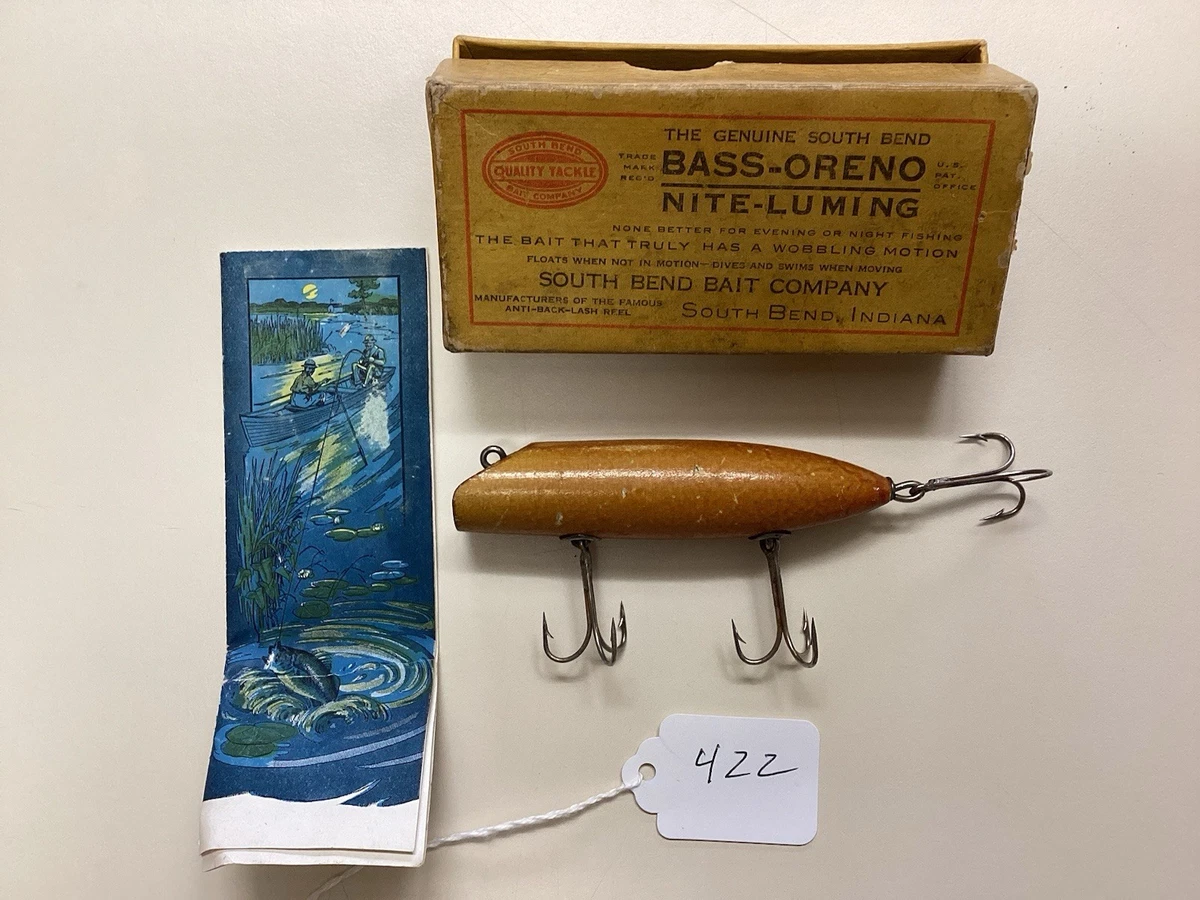 Leurre De Pêche Ancien South Bend - Vintage Avec Boîte D'origine
