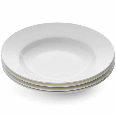 Royal Worcester Serendipity Soup Plates 23cm Diameter Fine Bone China Set of 4