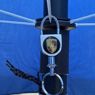 Vintage Porsche Keychain Quick Release Beverly Hills Porsche