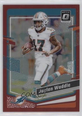 2023 Panini Donruss Optic Red Prizm /99 Jaylen Waddle #116 0xi8