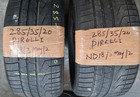 2x 285 35 20 2853520 PIRELLI SOTTO ZERO PART WORN WINTER TYRE