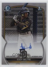 2023 Bowman Chrome Prospect Auto Refractor /499 Eddy Beltre #CPA-EB Auto 18t1