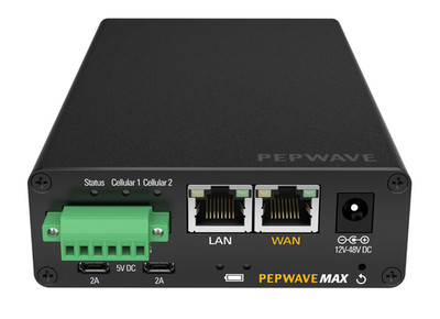 Pepwave MAX Transit Duo LTEA Cellular Router - MAX-TST-DUO-LTEA-R-T-PRM