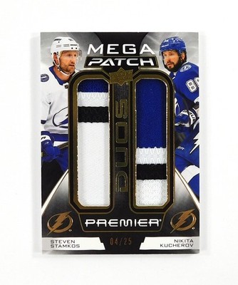2022-23 UD Premier Mega Jersey Duos Patch Steven Stamkos/Nikita Kucherov #04/25