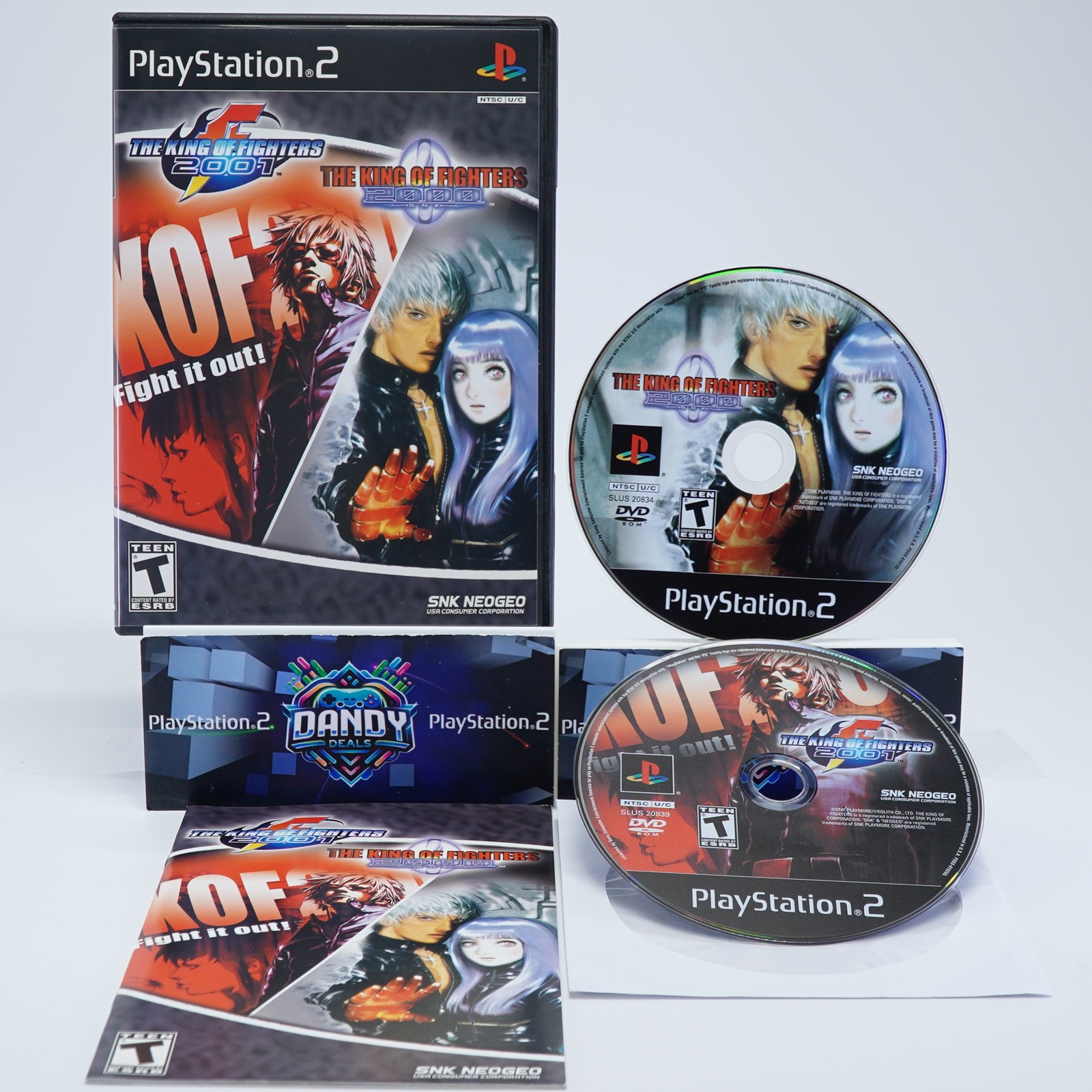 King of Fighters 2000/2001 PS2 CIB W/ Manual - PlayStation 2
