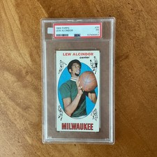 1969 Topps LEW ALCINDOR Rookie Milwaukee Bucks PSA 1 Kareem Abdul Jabar