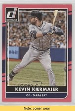 2016 Panini Donruss Pink Border Kevin Kiermaier #73 READ 1s8