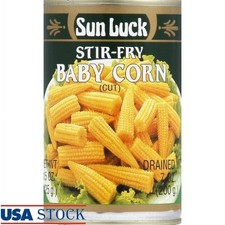 Stir Fry Cut Baby Corn Canned Food Low Calorie Heart Healthy Pack of 6 New