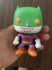 (B) Funko Pop! Heroes The Joker Batman-Batman #65 Loot Crate Exclusive -Loose-