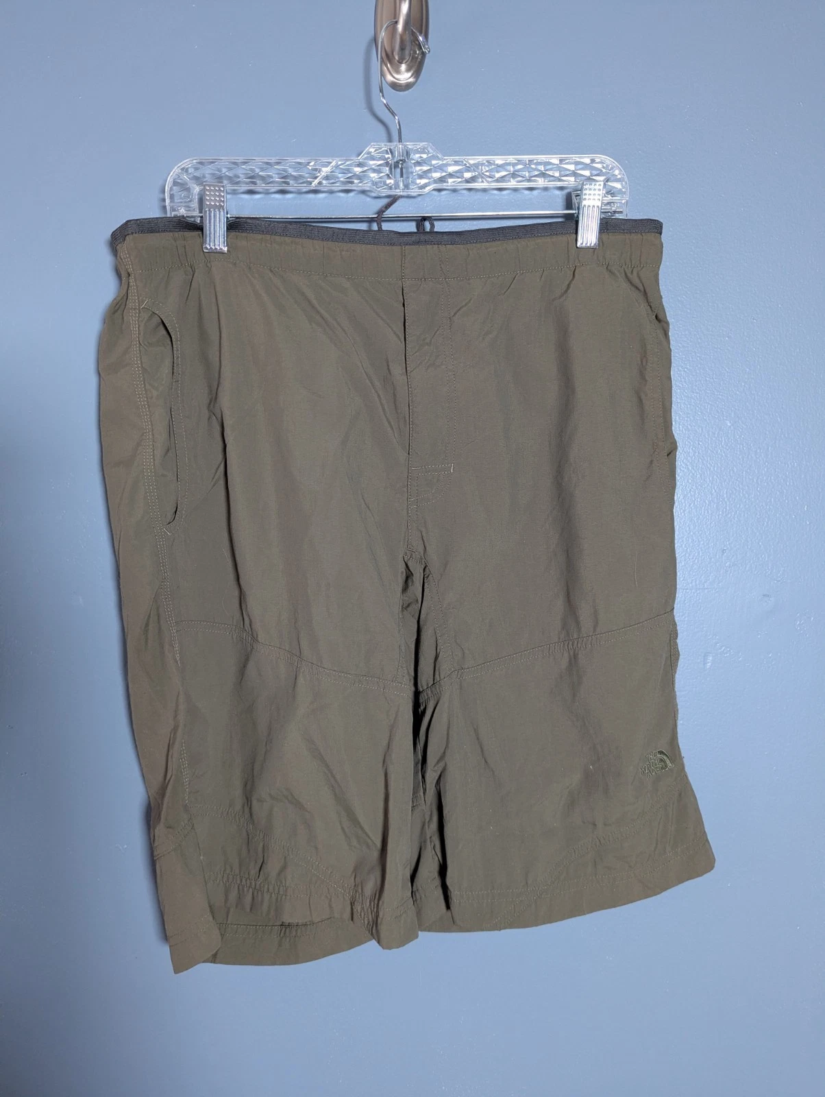 North Face Green Outdoor Hiking Shorts Men's Size Medium