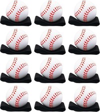 Reactive Practice Baseballs 12 Pack   Wrist Return Training Balls W/ Elastic