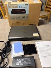 QNAP TBS-464-8GUS Diskless System - Four M.2 NVMe SSD Slots Duel 2.5 Gbe NASbook