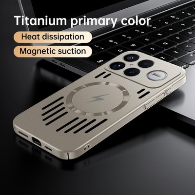 For XiaoMi RedMi K90 Pro Max, Magnetic Hollow Out Heat Dissipating Cover Case