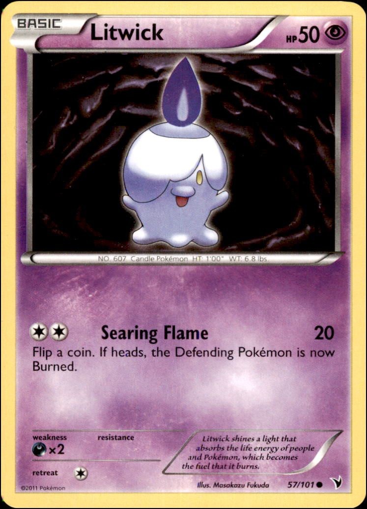 Pokemon - Litwick (57) #57/101 - Noble Victories Common