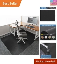 60" x 46" Heavy Duty Non-Slip Chair Mat for Carpet – Ultimate Floor Protection