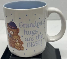 Vintage Grandpa's Hugs Are The Best Coffee Mug Cup, American Greeting Corp.