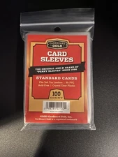 Cardboard Gold 100 Soft Sleeves CBG Penny Sleeve Standard 3x4 Trading Cards