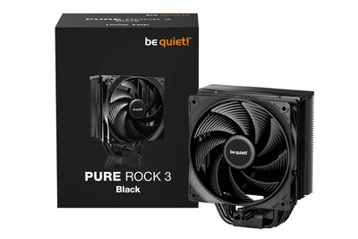 be quiet! Pure Rock 3 CPU Kühler für Intel und AMD CPU schwarz