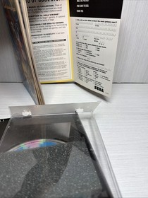 Sonic CD Sega CD 1993 CIB  Game Manual w/ Registration Card,  Broken Case, READ