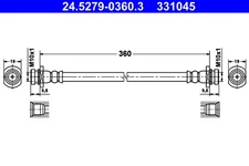 Rear Axle ATE 24.5279-0360.3 Brake Hose for Suzuki