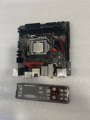 ASUS B150I PRO GAMING AURA MINI MOTHERBOARD LGA 1151 W/ i5-6600K CPU, I/O Shield