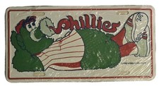 Vintage 1978 Phillie Phanatic License Plate NOS Sealed - WPHL TV 17 KYW Promo