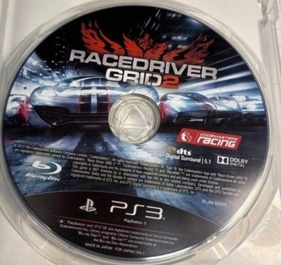 Race Driver GRID2 PS3 Disc Only Used Tested Japanese ver PlayStation 3 Sony