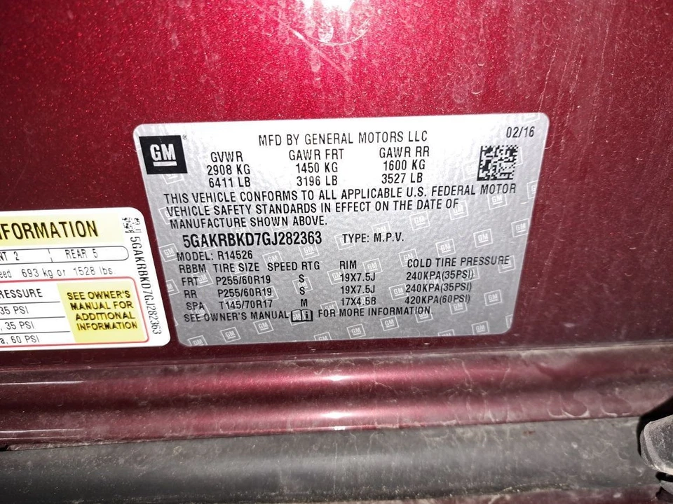 Control de temperatura/calentador/aire acondicionado trasero 2016 Enclave Sku#4297070 Foto 4 de 4