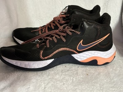 Nike Renew Elevate Black Mango 2021 Basketball Court Shoes Size 13 Men s
